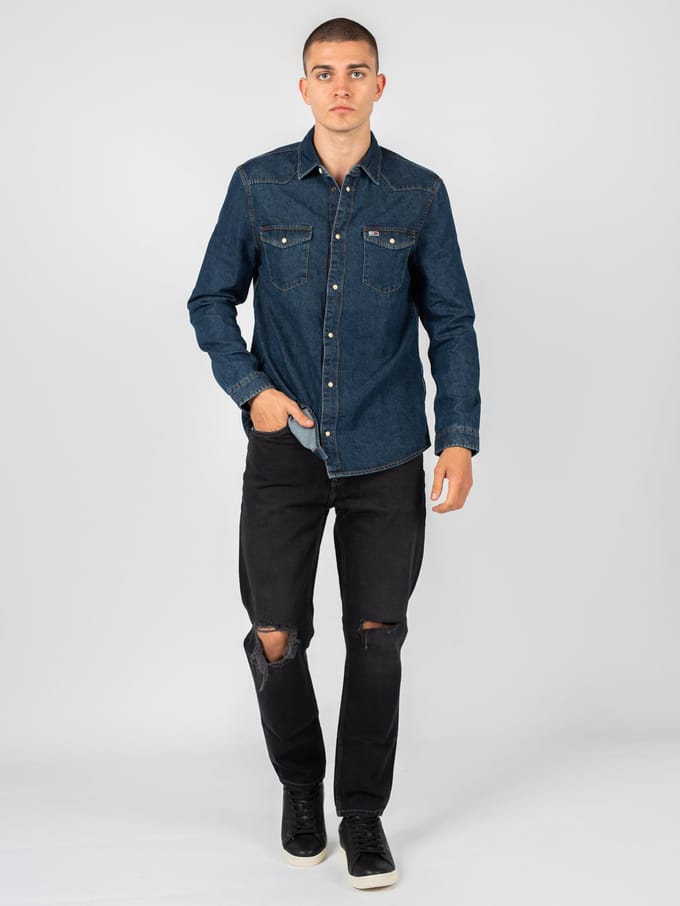 Tommy Jeans Jeans Dad Jean Mannen zwart