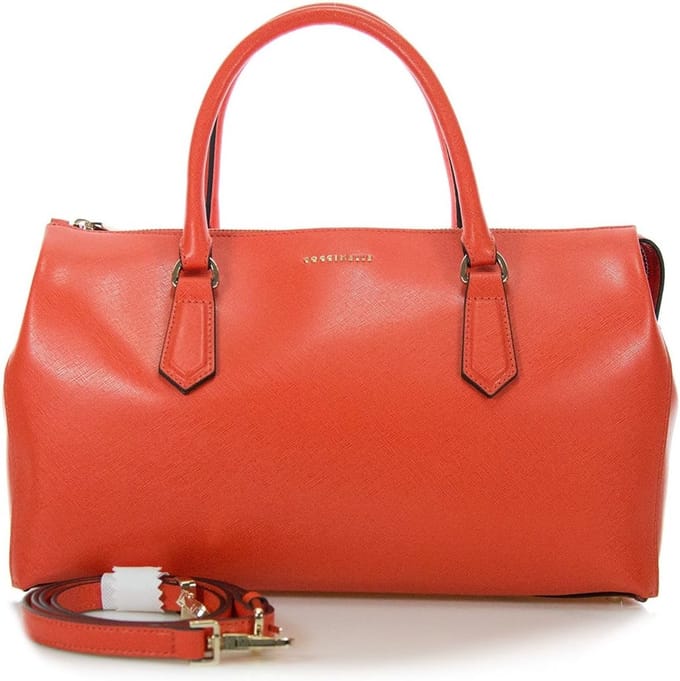 Dames Handtas - Schoudertas Top Handle - Dagelijks Gebruik - Verstelbare Schouderband - 35x20x16 cm - Rood