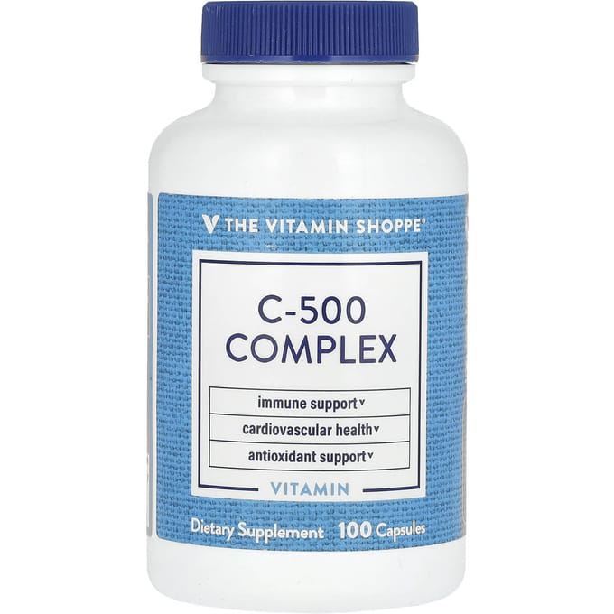 The Vitamin Shoppe, Complexe C-500, 100 capsules
