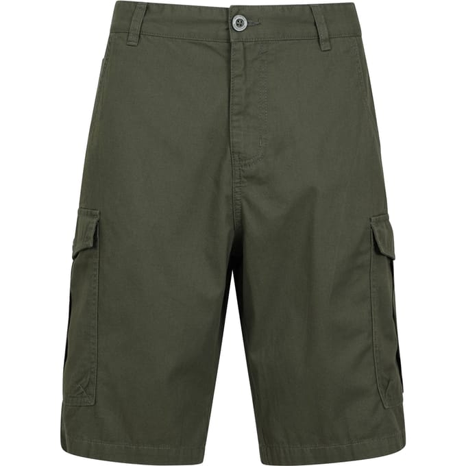 Mountain Warehouse Cargo shorts heren Lakeside (Kaki Groen)