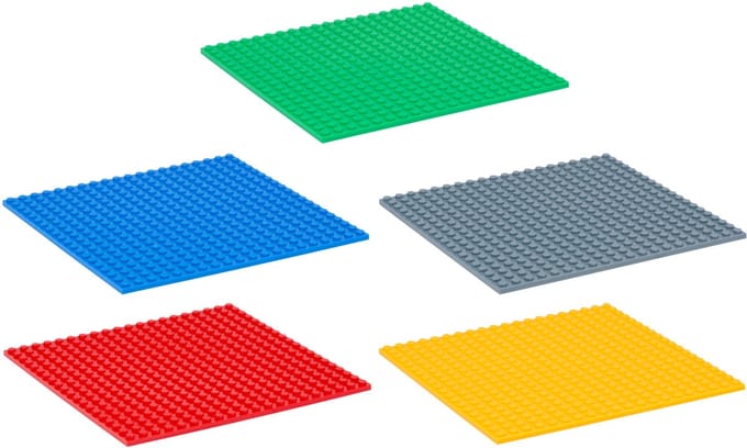 Building block base plate 16x1