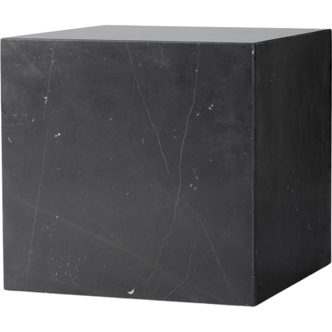 Audo - Plinth Tafel - zwart marmer - kubusvormig