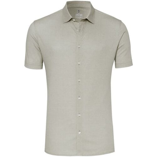 Desoto Overhemd Essential Micro Diamond Pattern Short Sleeve Grijs / male