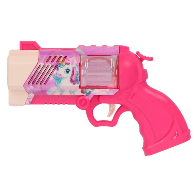 Bellenblaas pistool 3 assorti walvis / krokodil /  unicorn