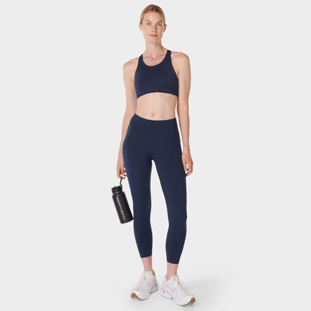 Sweaty Betty Power Gym Leggings BLAUW - Maat M