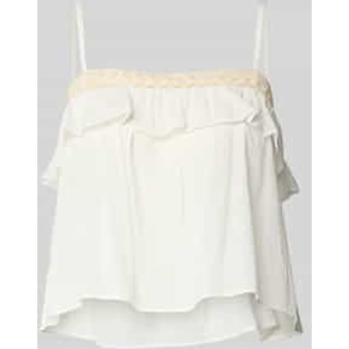 Blousetop met spaghettibandjes model 'TISANE'
