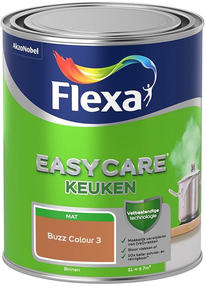 Flexa - Easycare Keuken - Buzz Colour 3 - Mengverf - 1 L