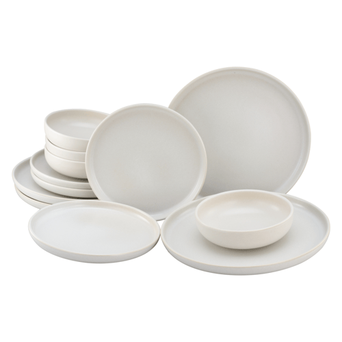 CREATABLE Serviesset Uno Offwhite (12-delige bordenset)