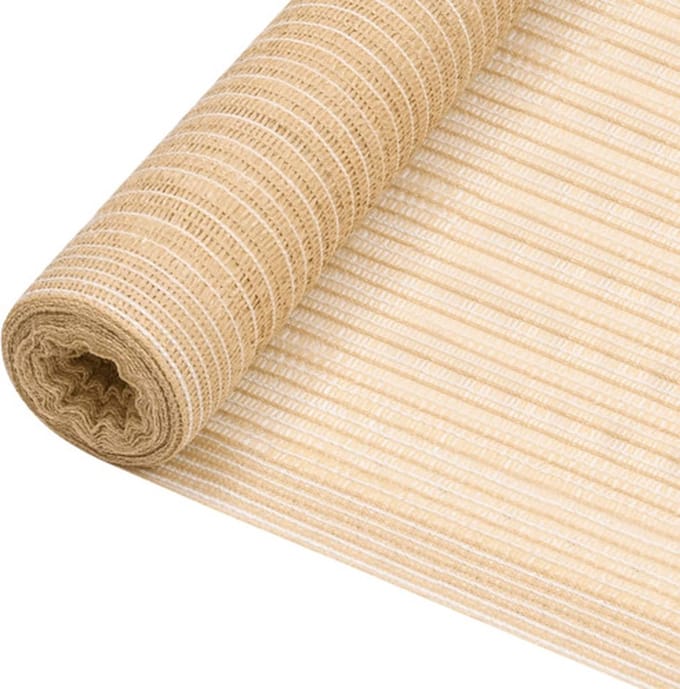 vidaXL - Privacynet - 75 - g/m² - 3,6x10 - m - HDPE - beige