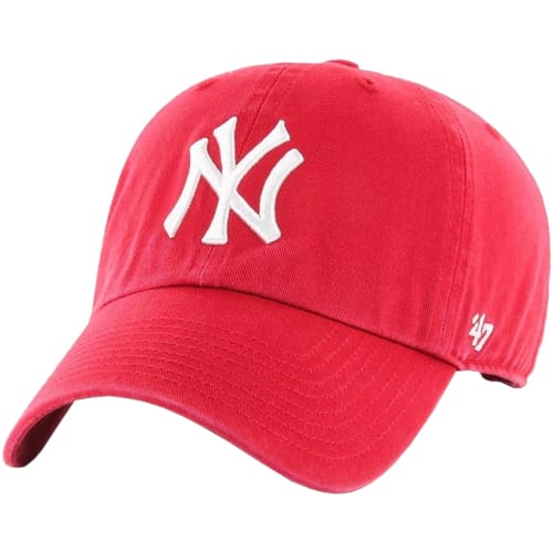 47 Brand New York Yankees Clean Up Cap, Mannen, Rood, Pet, maat: One size