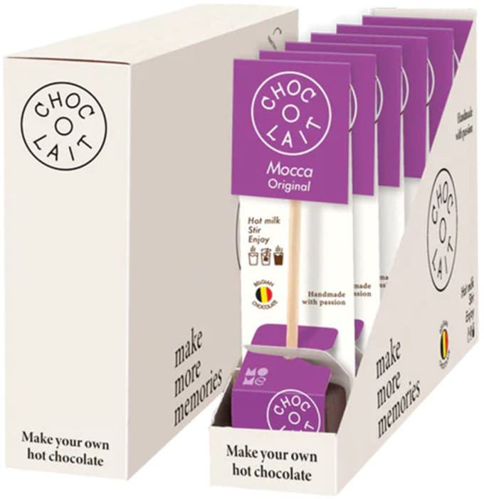 Warme chocolademelk MoMe Choc-o-lait Original Mocca, 6 x 33 g