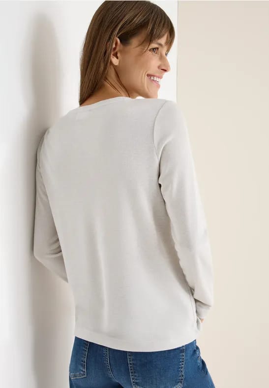 Glitterend shirt van jersey