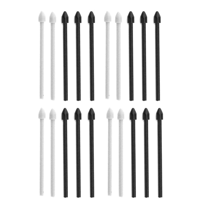 4 Jeux Pointes de Rechange Tactiles Pointes de Stylo d'Écriture Pièces pour Samsung Note 10 Note 10 PlusNoir noir