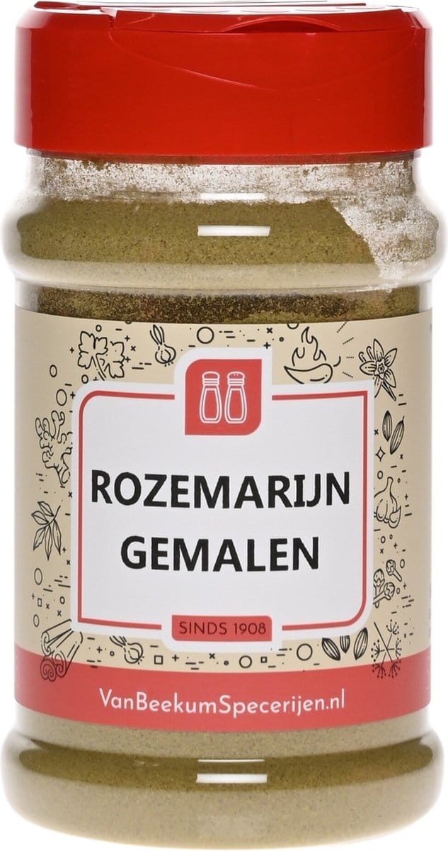 Van Beekum Specerijen - Rozemarijn Gemalen - Strooibus 80 Gram