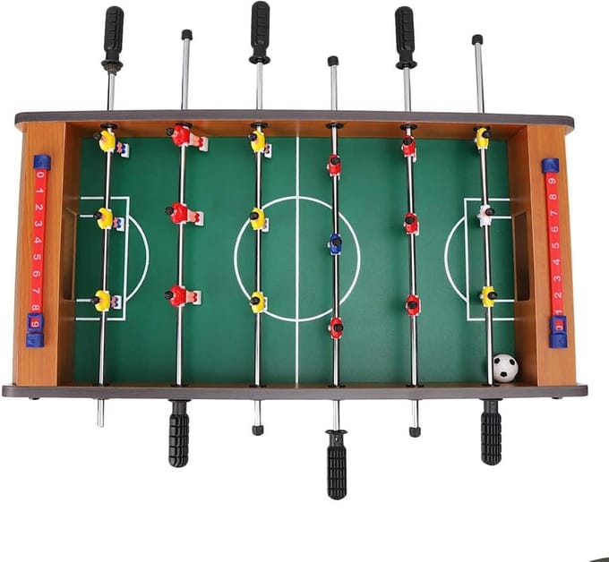 Compact Tafelvoetbalspel voor Kinderen en Jongens - Educatief en Draagbaar