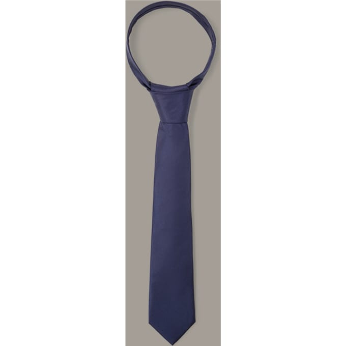Zijden stropdas, donkerblauw