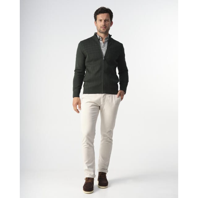 Campbell Vest Heren Donkergroen