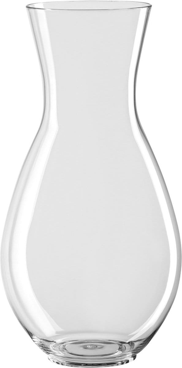 Santex Waterkaraf / wijnkaraf - 2x - 1000 ml - onbreekbaar kunststof - transparant - dranken serveren