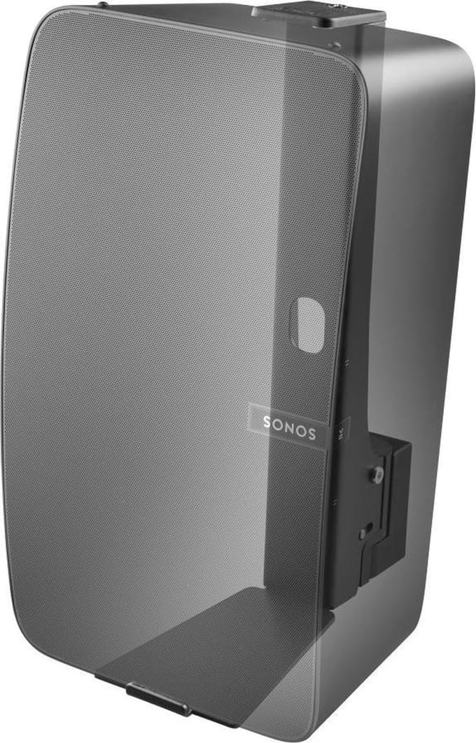 Cavus - CMP5VB Muurbeugel voor Sonos Five (ook geschikt voor Play:5 gen 2) – Verticaal – Zwart