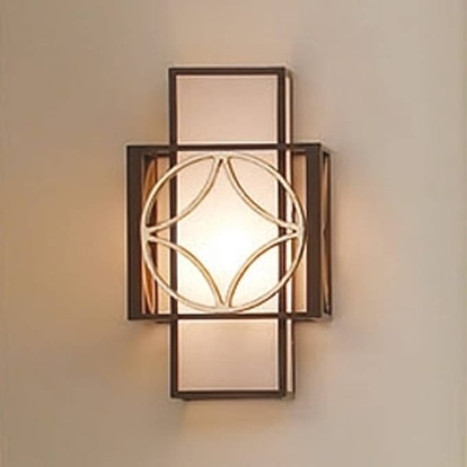 Feiss LED Wandlamp Remy | 1X E14 Max 40W | Heritage Bronze/Parissiene Gold