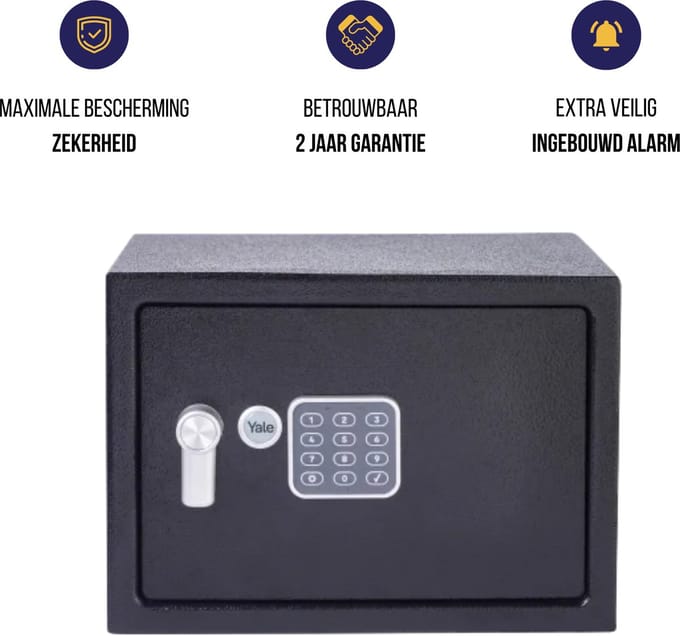 Yale - Elektronische Kluis Alarm - Small - Standard Protection - DB2