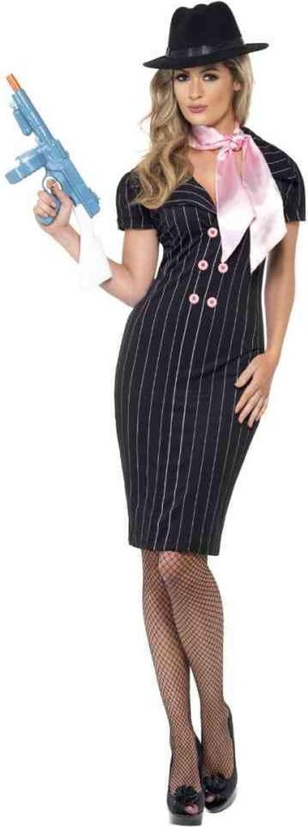 Gangster dame mafia kostuum | maat S (36-38)