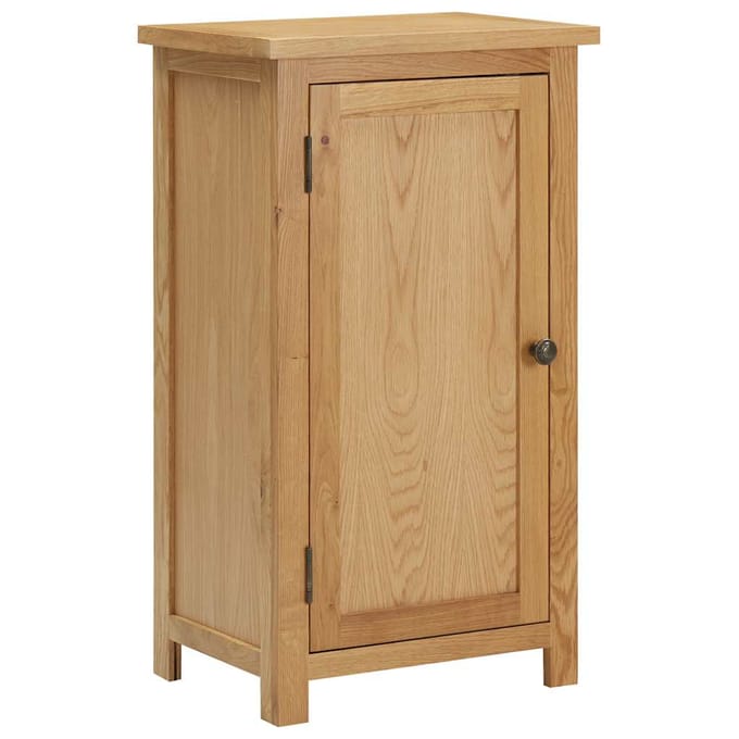 vidaXL - Kast - 45x32x85 - cm - massief - eikenhout