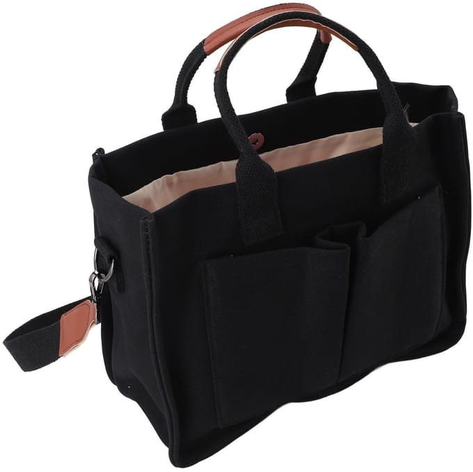 Dailygoods- Schoudertas Grote Capaciteit - Canvas Handtas - Multifunctionele Schoudertas - Met Rits - Magnetische Sluiting - Verstelbare Schouderband