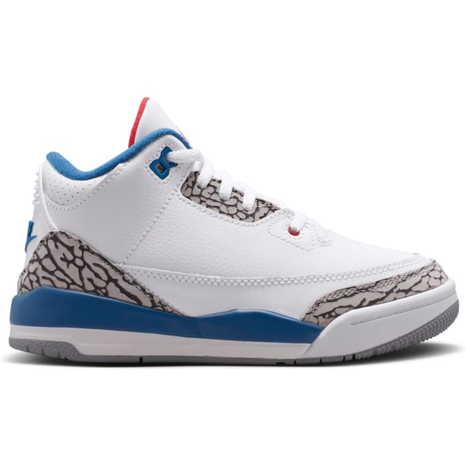 Jordan Air Jordan 3 Retro True blauw Ps Kinderen Wit K104