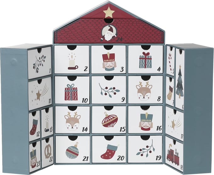 Vertbaudet Adventskalender huis van karton
