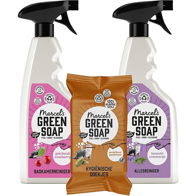Marcel's Green Soap Badkamer Schoonmaakbundel