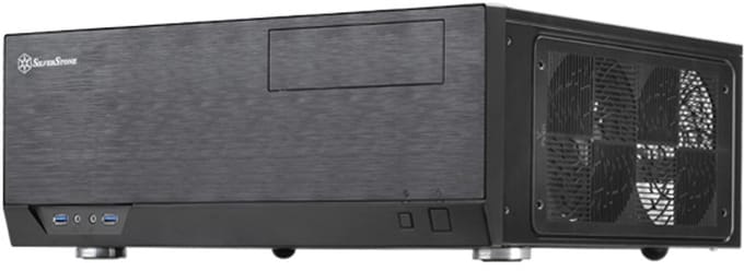 SilverStone Grandia GD09 - Case - Desktop - Zwart