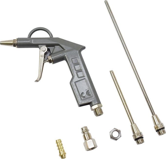 Blaaspistolen set voor compressor 5 accessoires