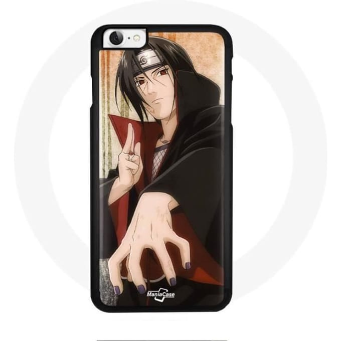 Coque - Maniacase - Itachi Naruto Anime - Souple - Noir - Iphone 4 noir