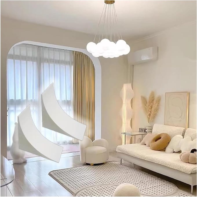 Deuropening Boog - Gips Architrave - Interieur Verfraaien - Lichtgewicht Schuim - Aanpasbaar - Wit