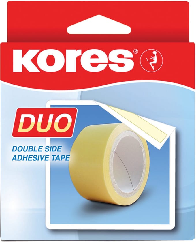 Kores Dubbelzijdige Plakband, 30 mm x 5 m