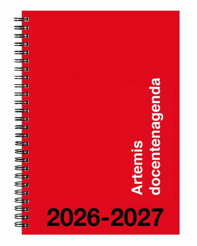 Artemis Docentenagenda - 2026-2027 - A5 formaat