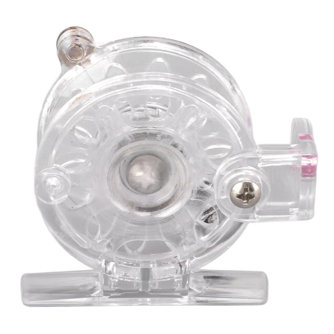 Moulinet de Pêche à la Mouche Anti-Corrosion Sensation Confortable Opération Plus Douce Roue de Pêche sur Glace pour la Mer white