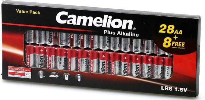 Penlite AA batterijen Alkaline 36 stuks
