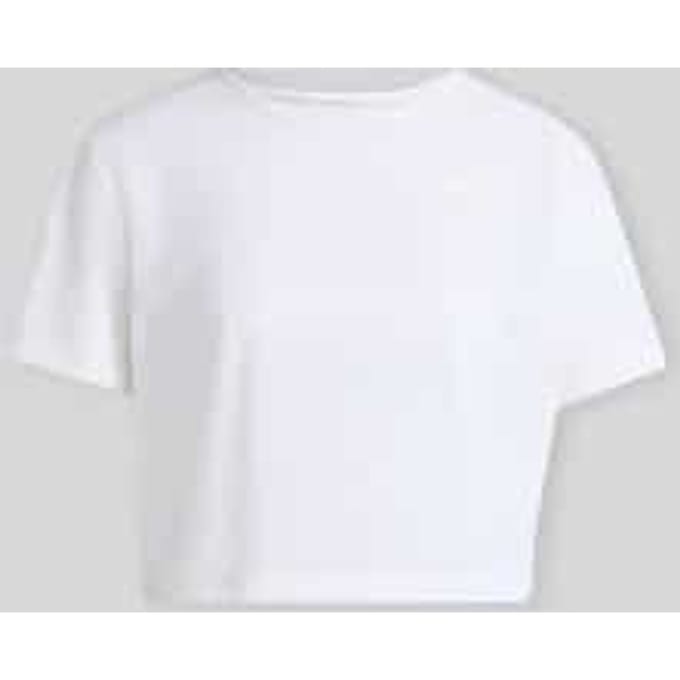 Kort fit sport-T-shirt met logoreliëfs