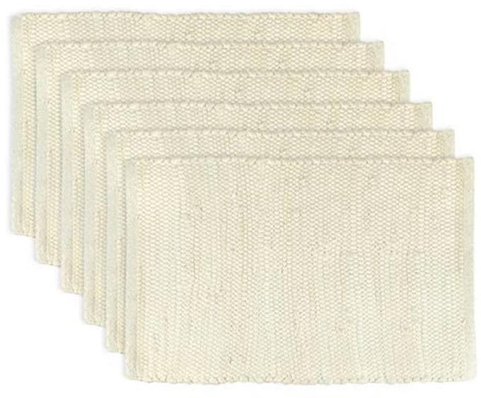 Omkeerbaar en machinewasbaar placemat van katoen - 13x19 cm
