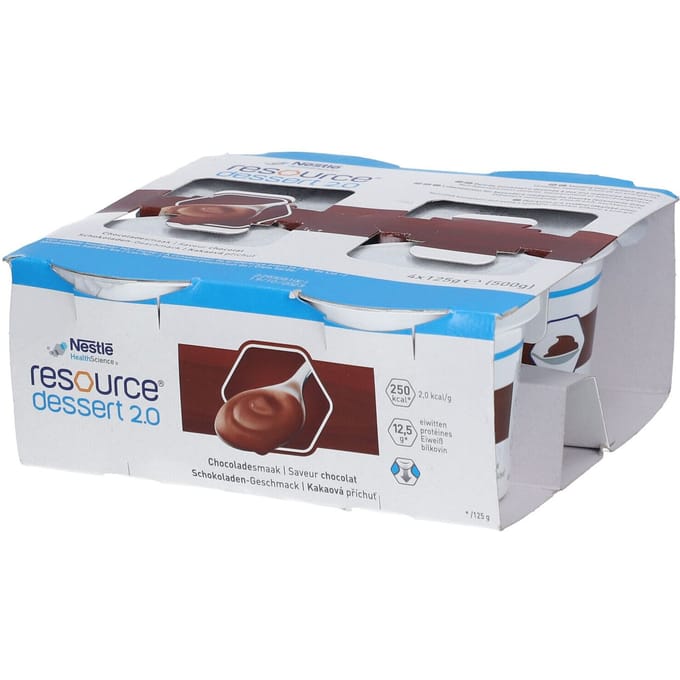 Resource Dessert 2.0 Chocolade 4x125 Voeding