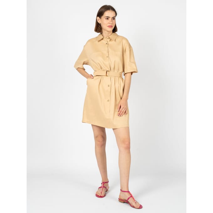 Silvian Heach jurk Vrouw beige