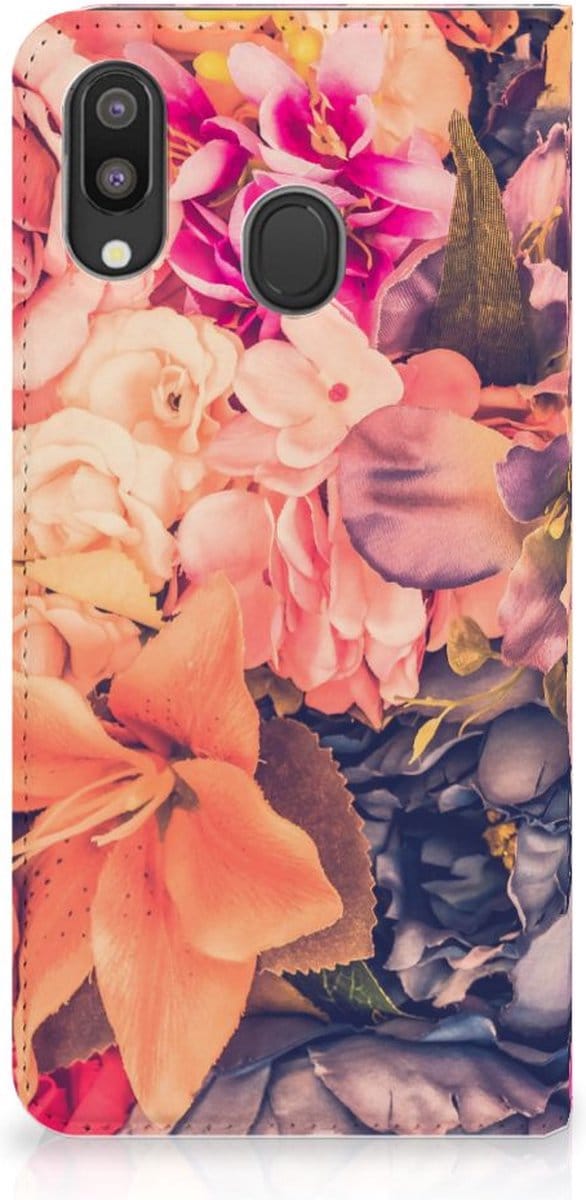 Samsung Galaxy M20 Smart Cover Bosje Bloemen