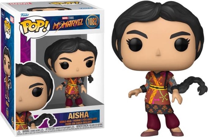 Funko Miss Marvel Verzamelfiguur Marvel POP! TV Aisha 9 cm Multicolours