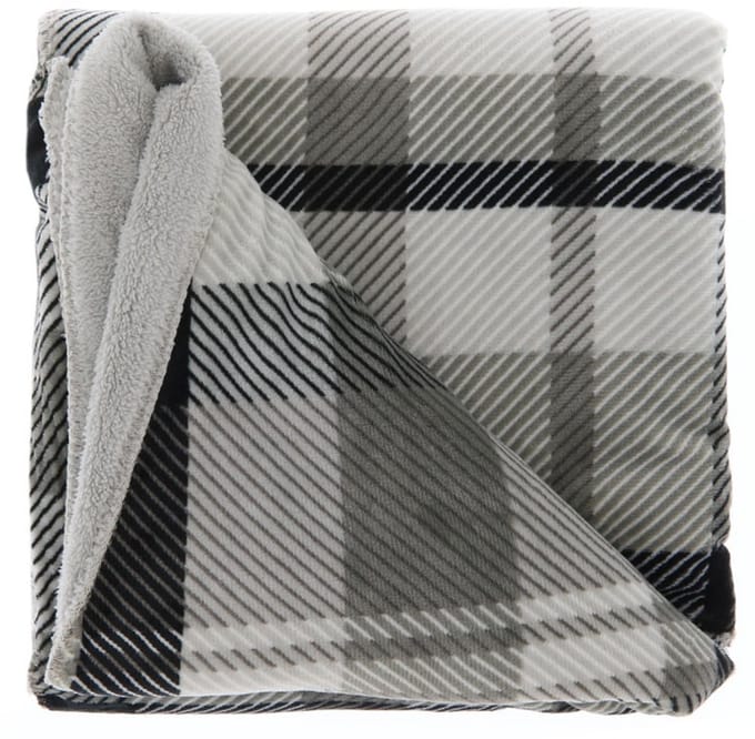 Unique Living - Plaid Huub 130x160cm Dark Grey