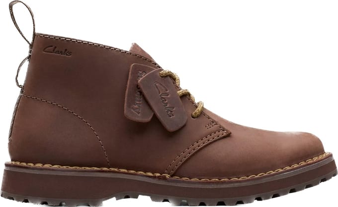 Donkerbruine Leder Bottines Clarcks maat 43