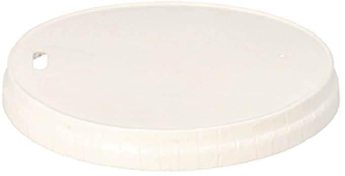 PAPSTAR Deksels voor drinkbekers, Karton Ø 9 cm wit - 500 Stuks (10x50)