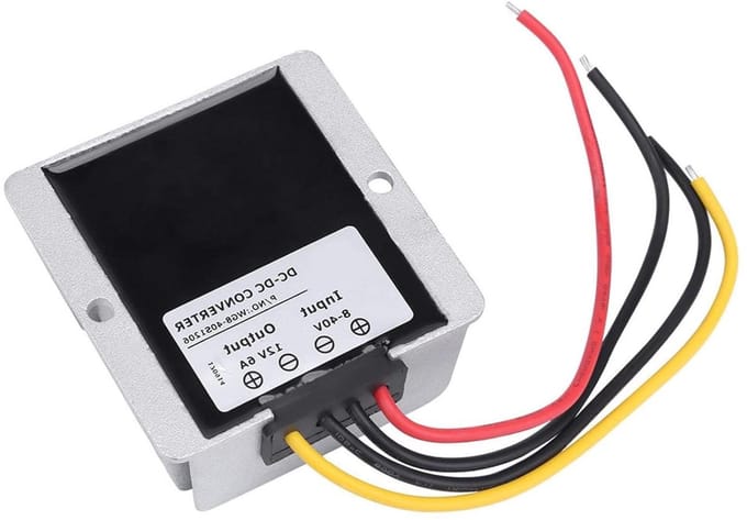 Spanningsconverter 8V ~ 40V naar 12V 6A 72W voor Auto - Waterproof Aluminium Behuizing