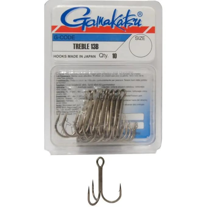 Haken Gamakatsu Treble 13 8 (x10)